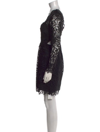Reiss Lace Pattern Mini Dress