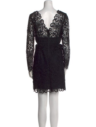 Reiss Lace Pattern Mini Dress
