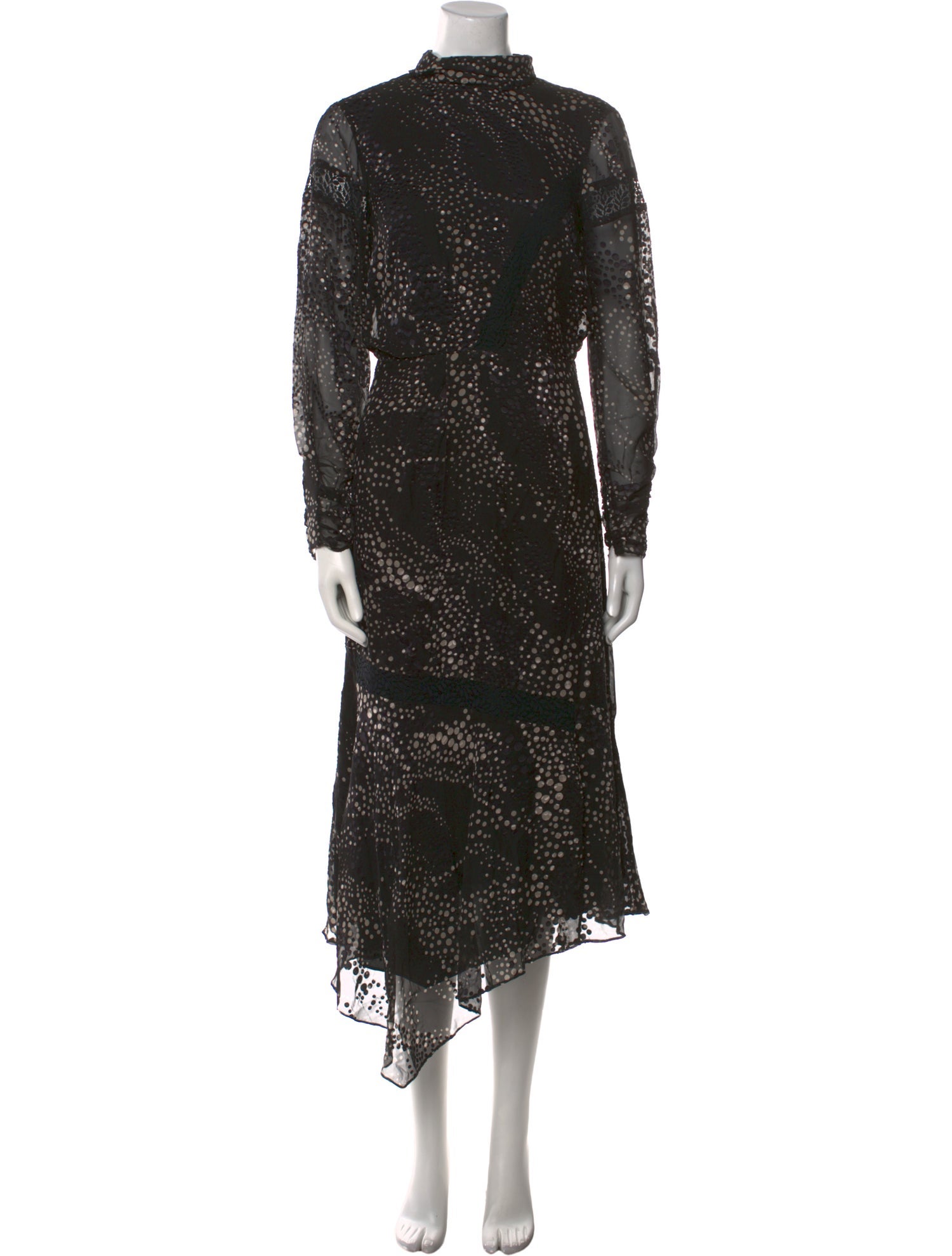 Reiss Turtleneck Long Dress