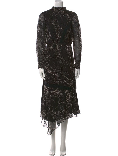 Reiss Turtleneck Long Dress