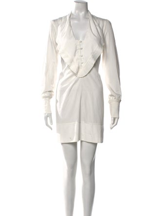 Reiss V-Neck Mini Dress