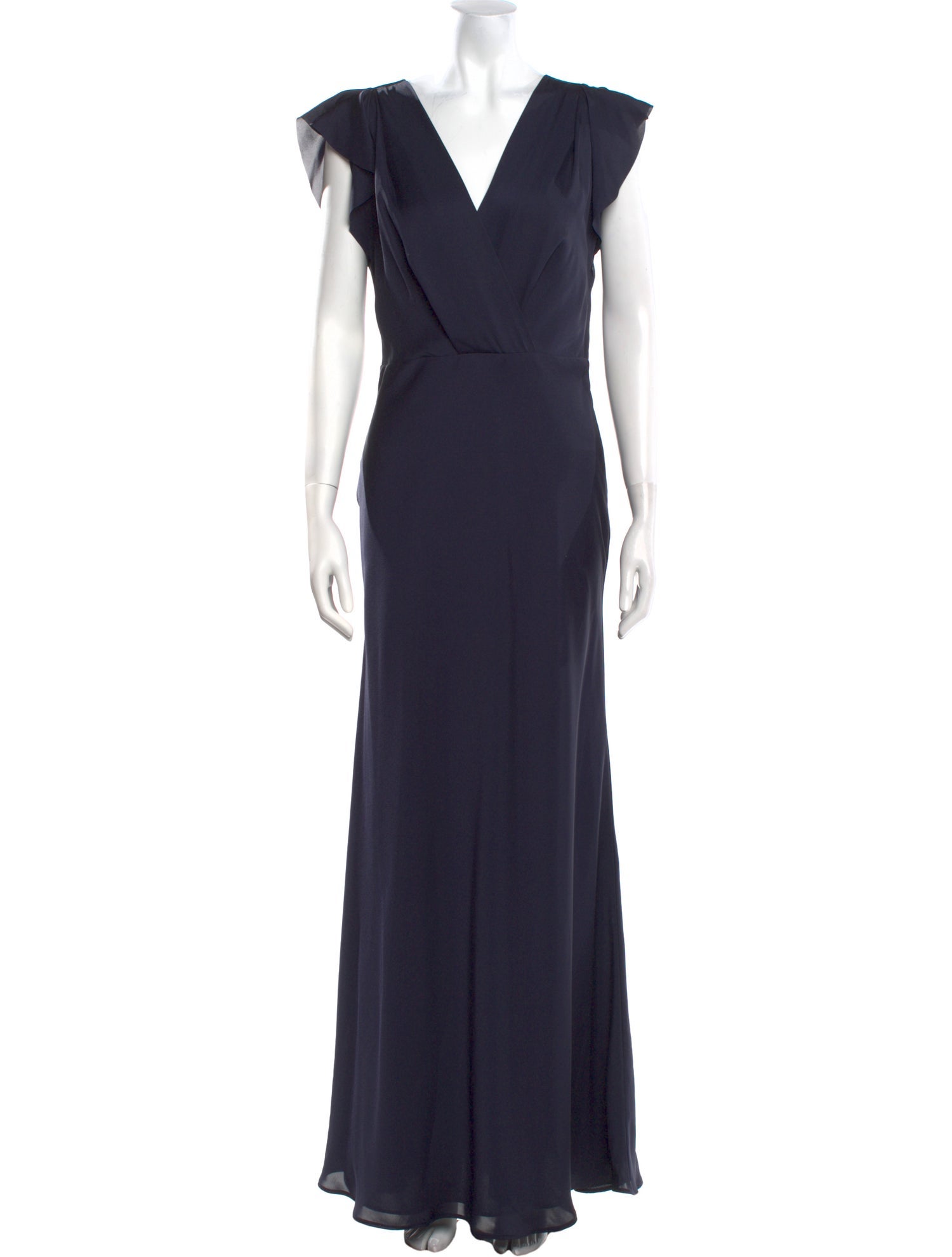 Reiss V-Neck Long Dress