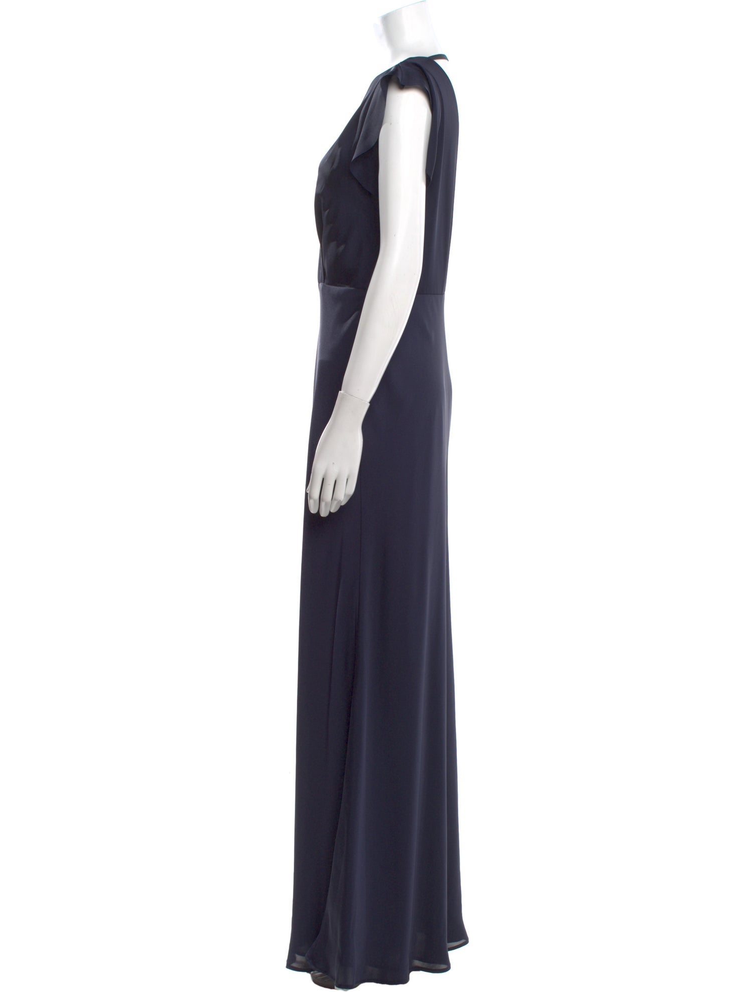 Reiss V-Neck Long Dress