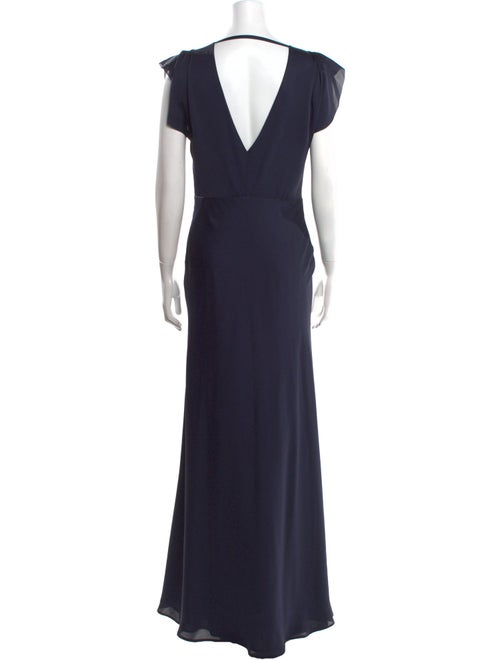 Reiss V-Neck Long Dress