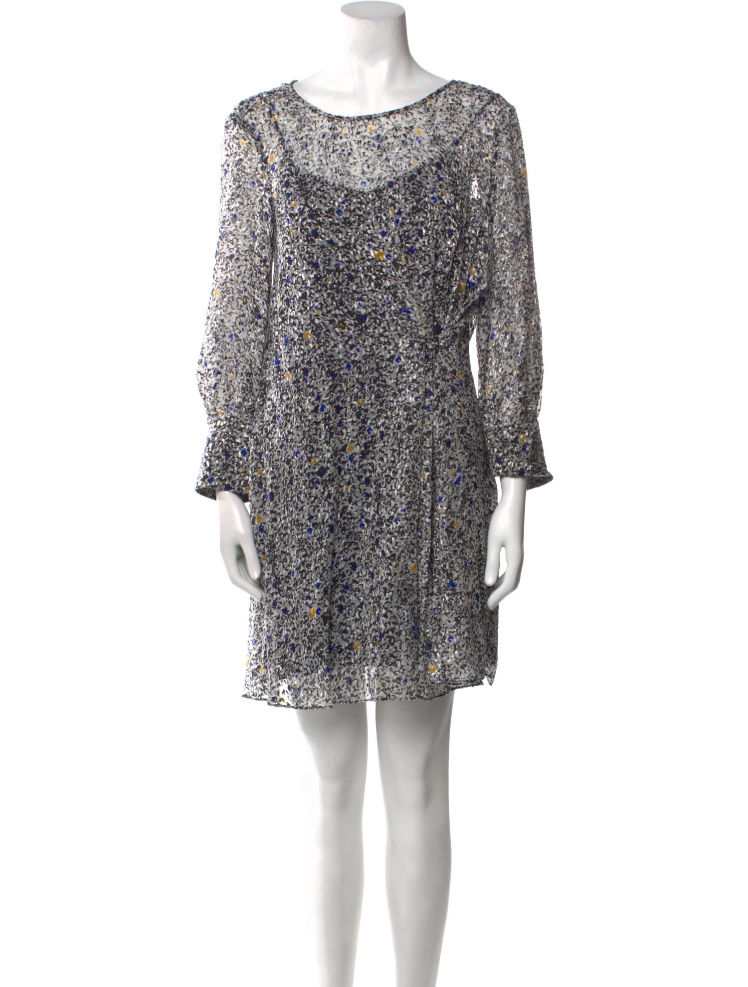 Reiss Printed Mini Dress