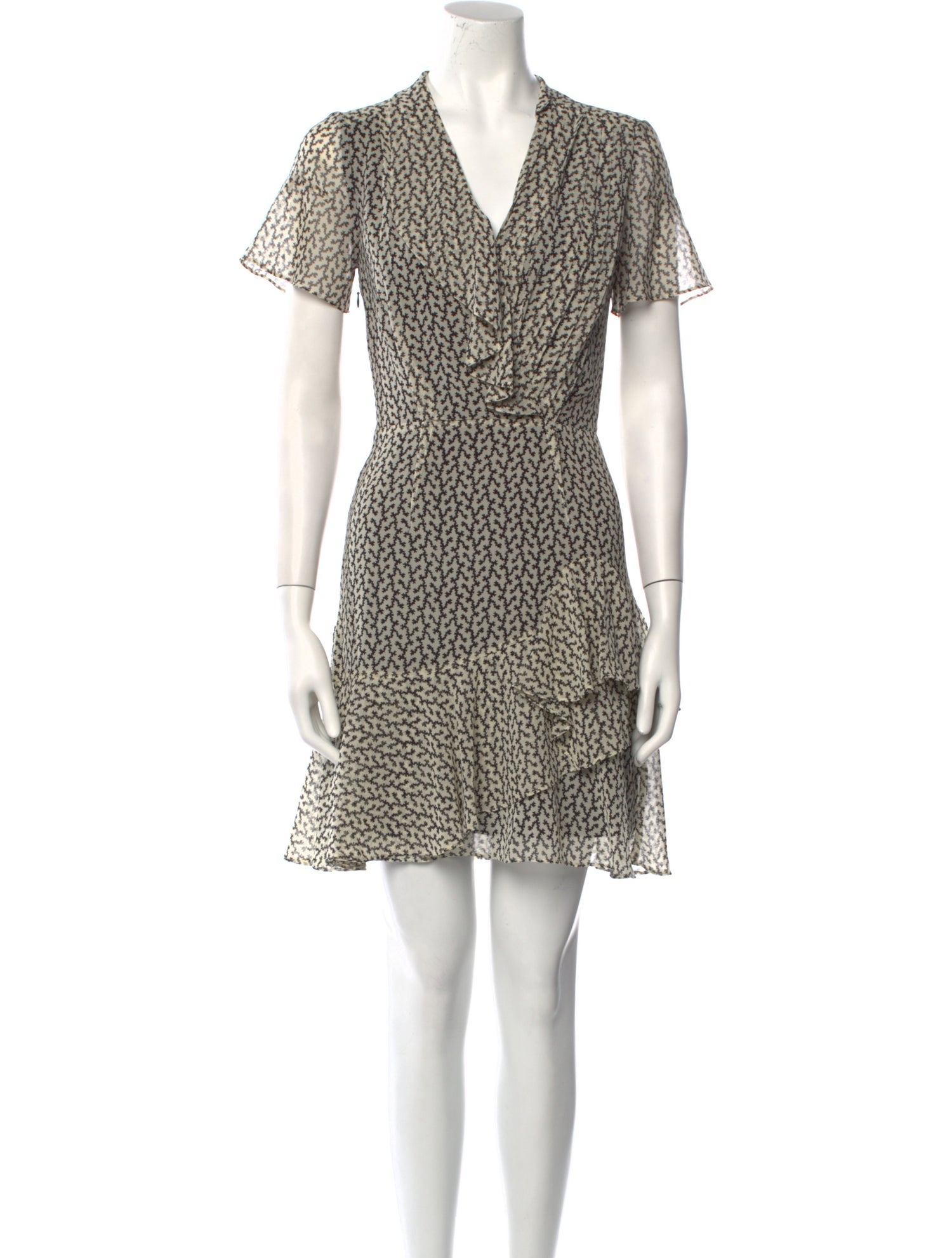 Reiss Printed Mini Dress