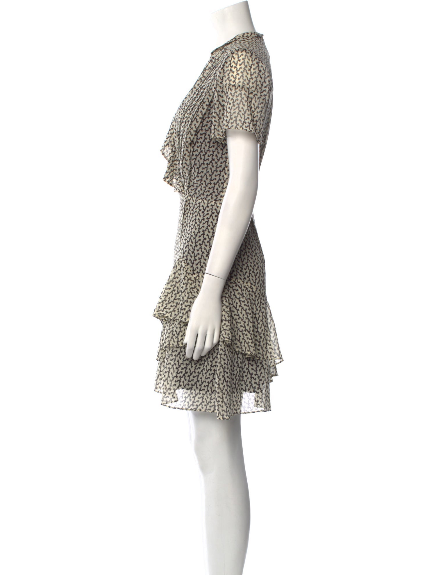 Reiss Printed Mini Dress