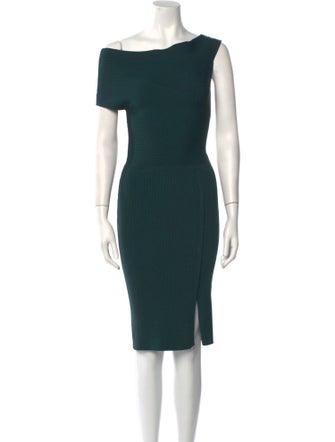 Reiss One-Shoulder Knee-Length Dress