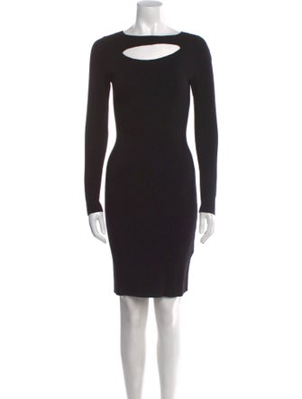 Reiss Bateau Neckline Knee-Length Dress