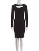 Reiss Bateau Neckline Knee-Length Dress