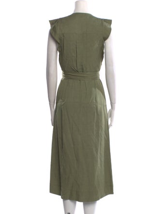 Reiss V-Neck Long Dress