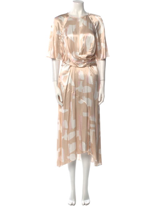 Reiss Printed Long Dress