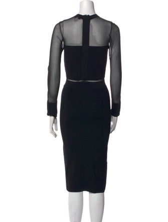Reiss Crew Neck Midi Length Dress