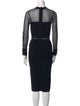 Reiss Crew Neck Midi Length Dress