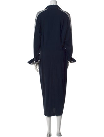 Reiss Cowl Neck Midi Length Dress