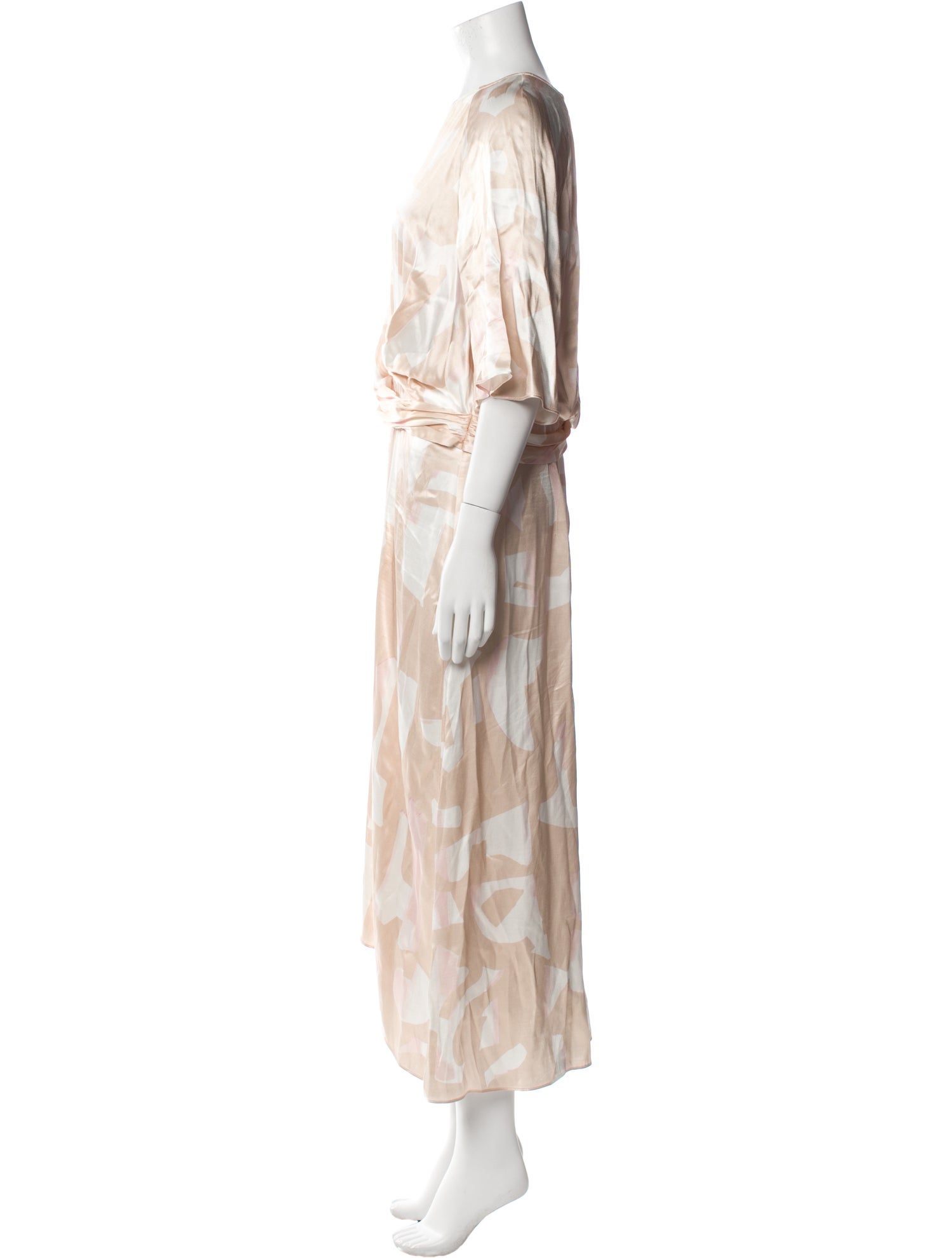 Reiss Crew Neck Long Dress