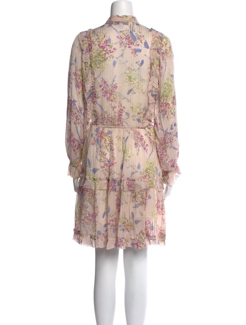 Reiss Floral Print Knee-Length Dress