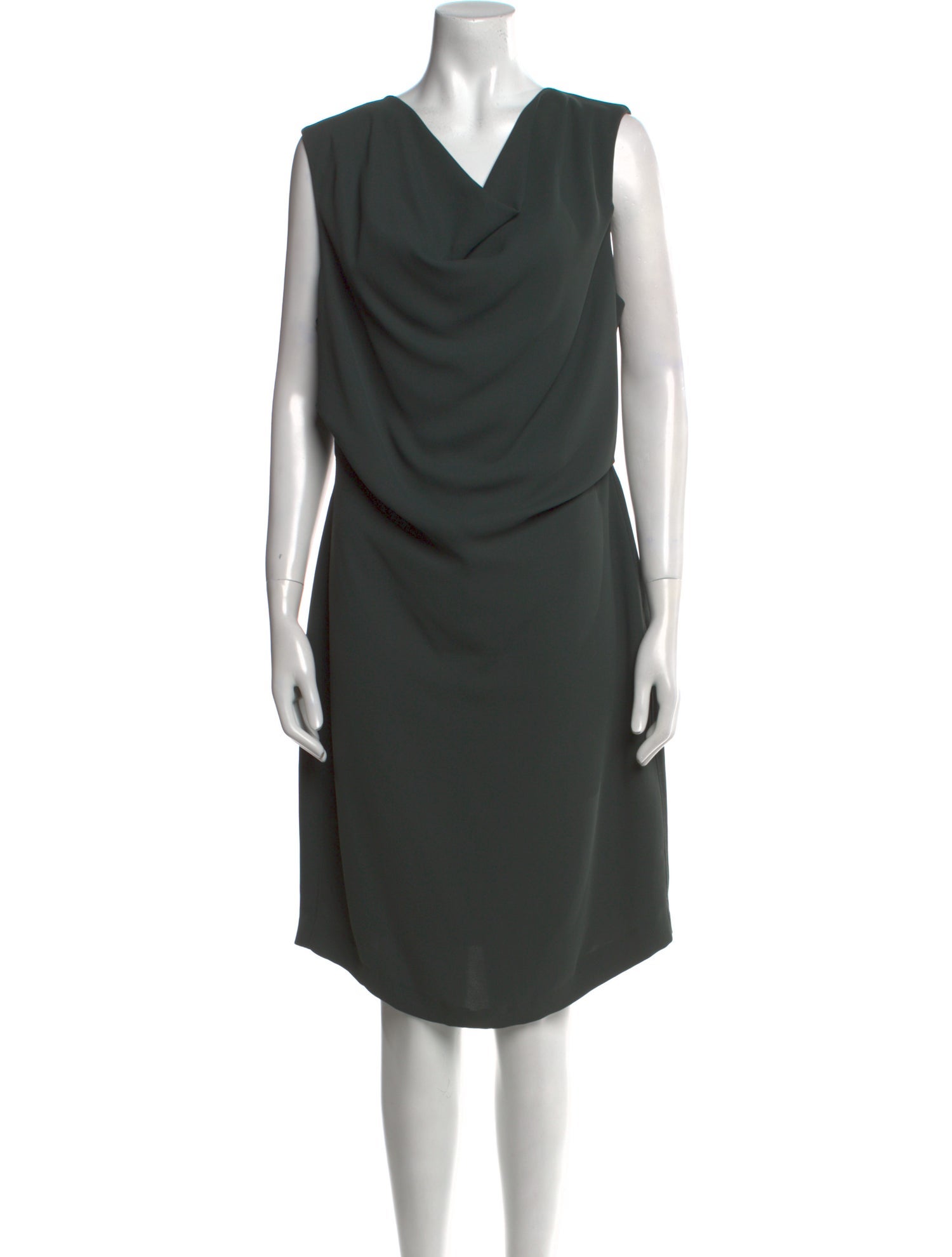 Reiss Cowl Neck Knee-Length Dress
