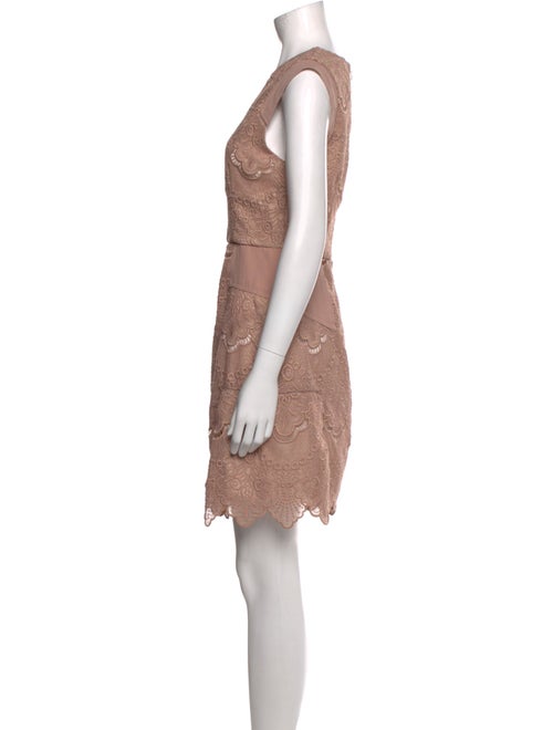 Reiss V-Neck Mini Dress