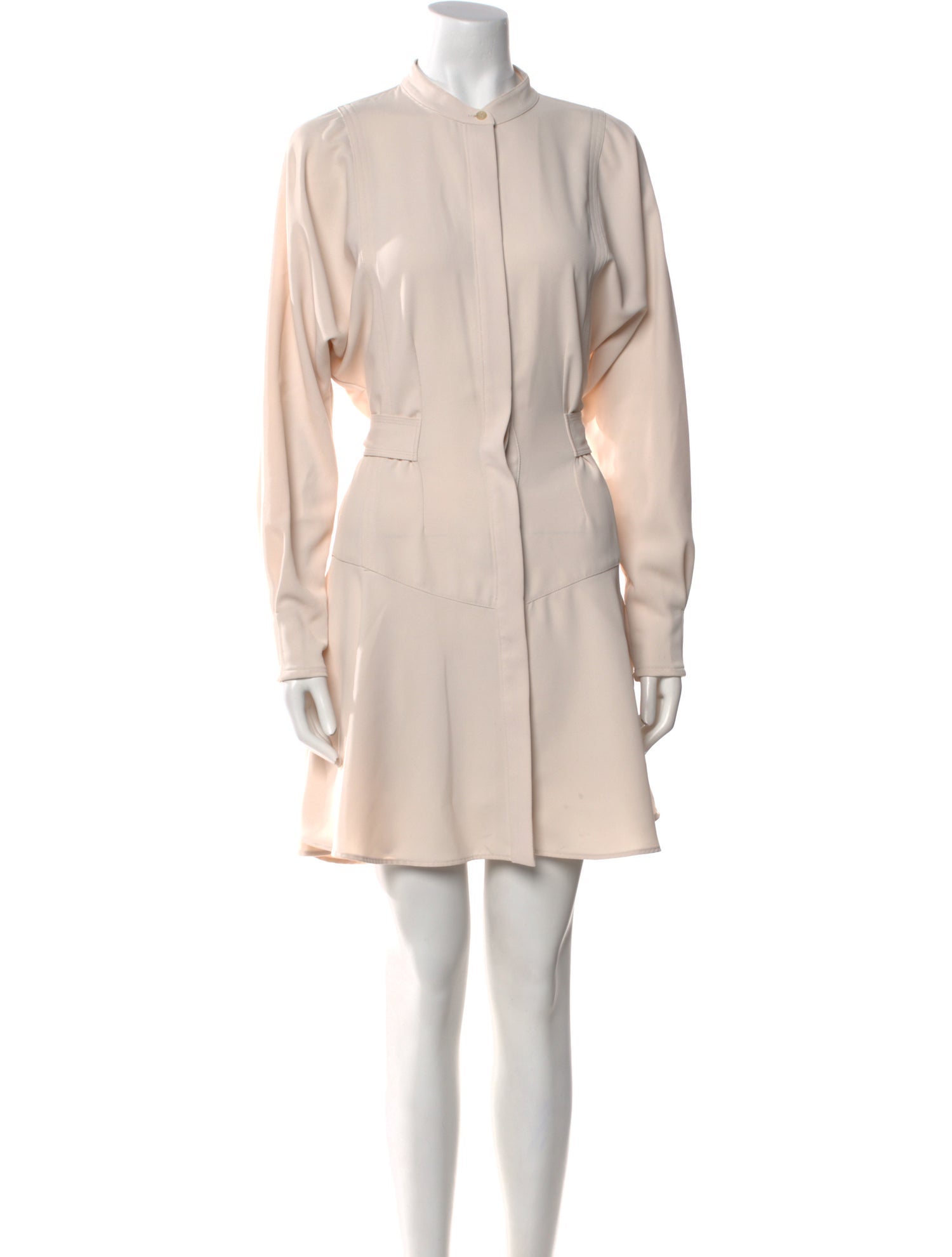 Reiss Mock Neck Mini Dress