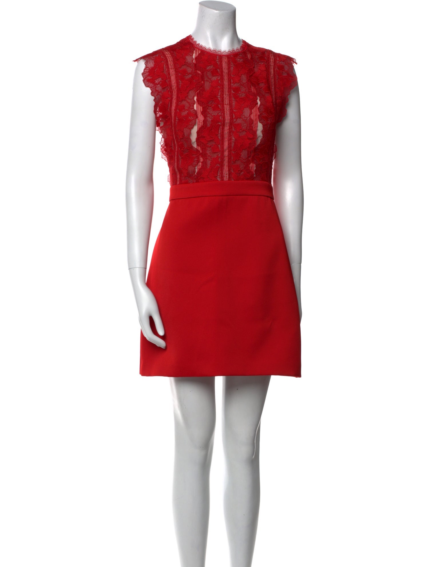 Reiss Lace Pattern Mini Dress