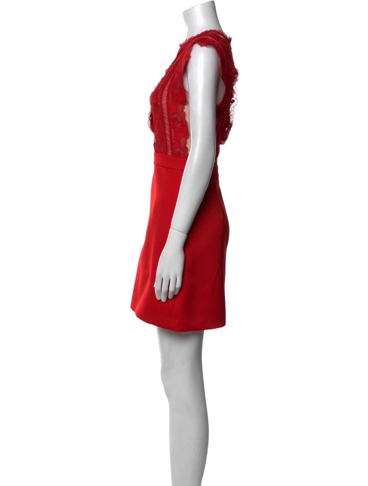 Reiss Lace Pattern Mini Dress