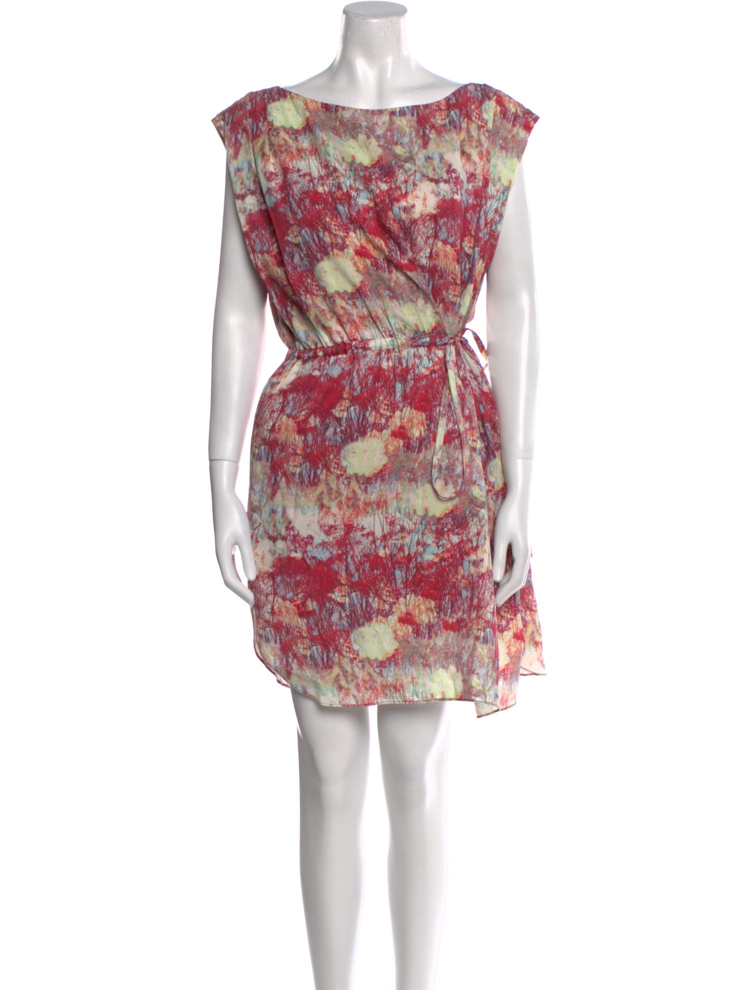 Reiss Printed Mini Dress