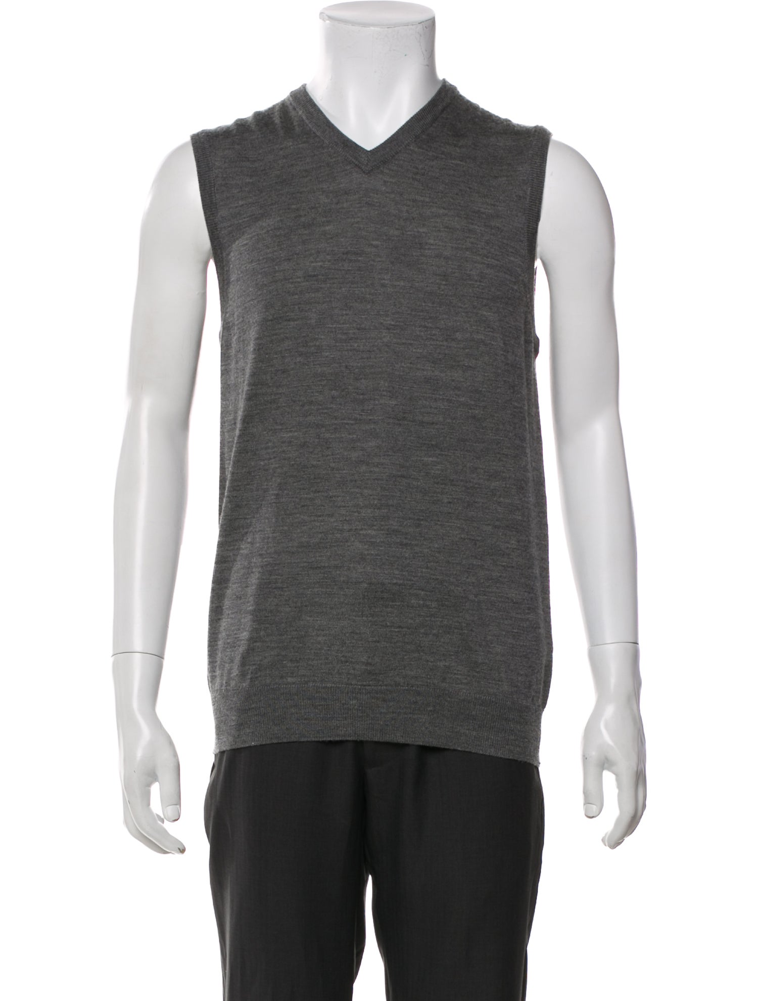 Reiss Wool V-Neck Sweater Vest