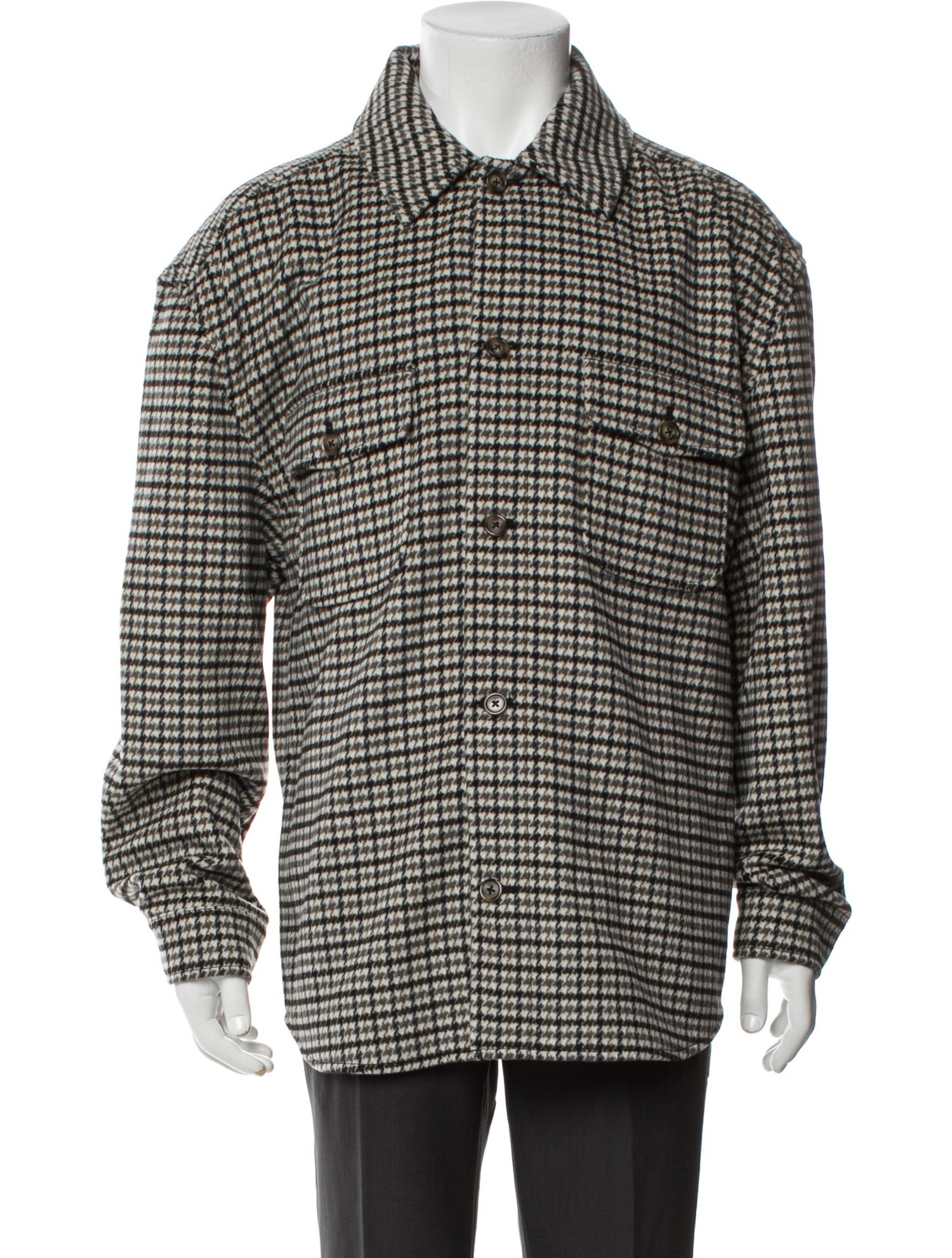 Reiss Plaid Print Moto Jacket w/ Tags