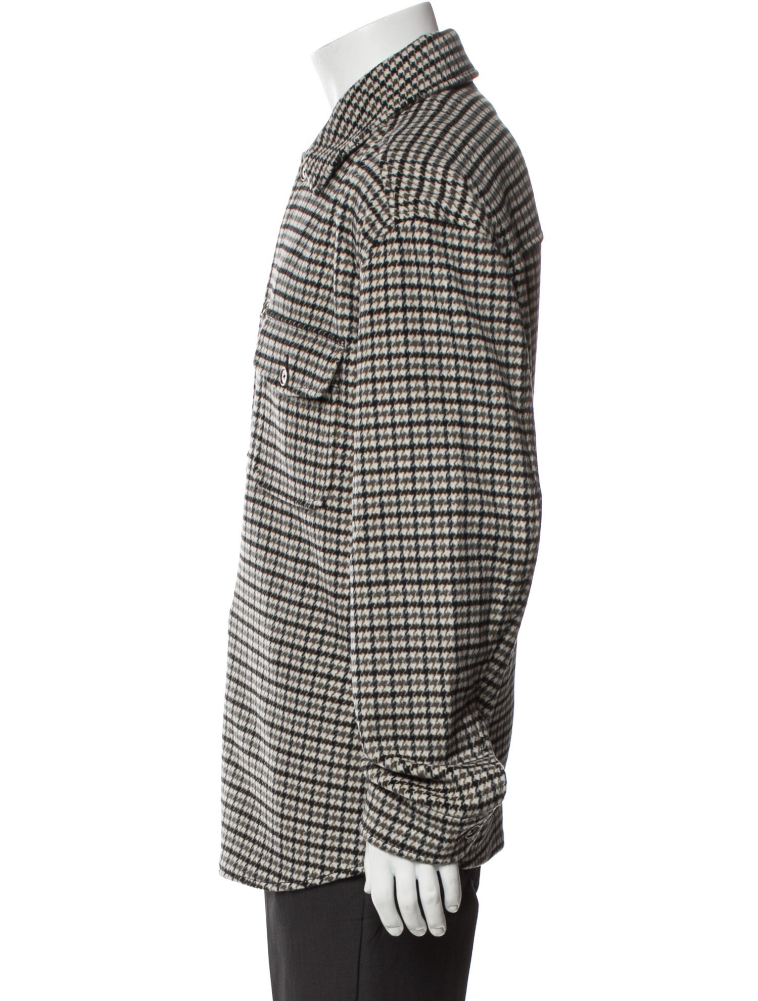 Reiss Plaid Print Moto Jacket w/ Tags