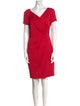 Reiss V-Neck Knee-Length Dress