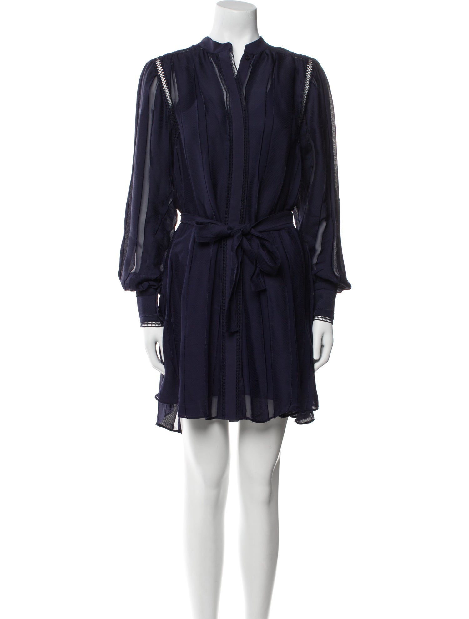 Reiss V-Neck Mini Dress