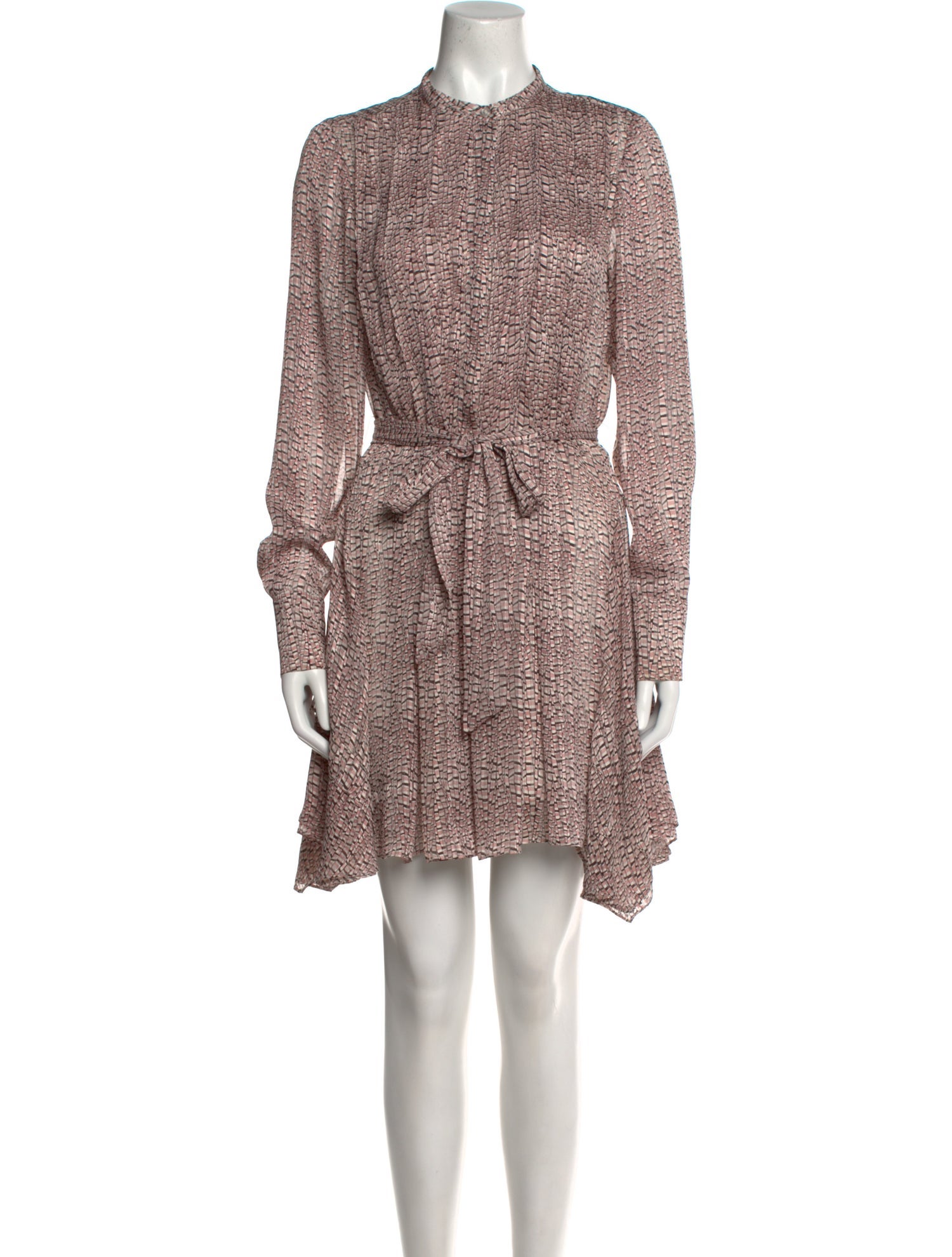 Reiss Printed Mini Dress