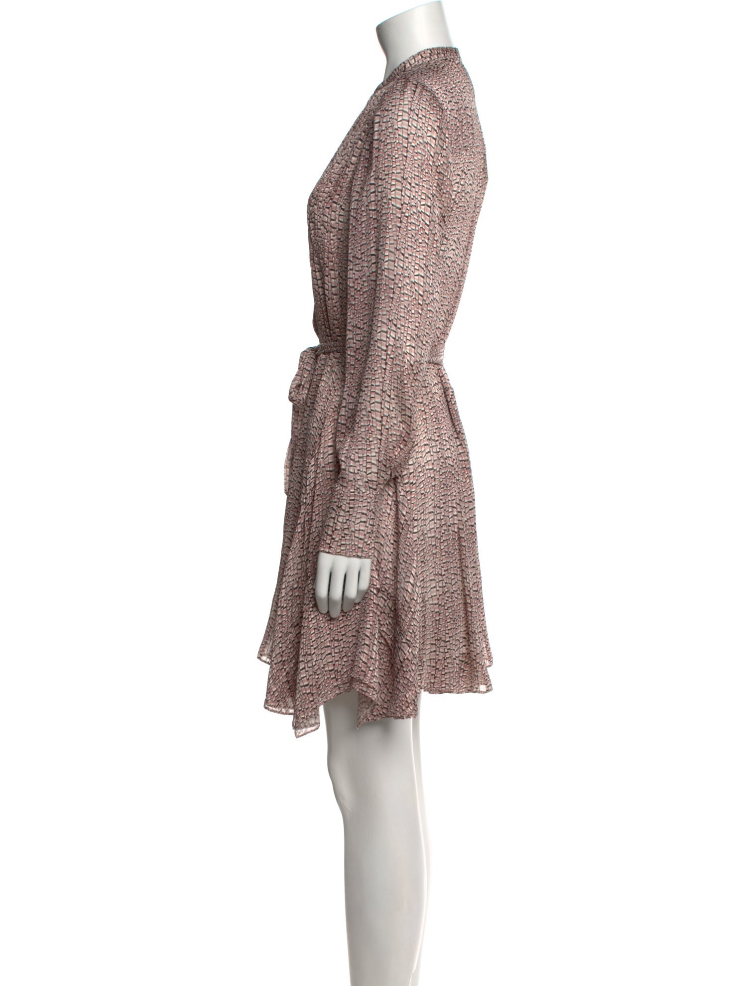 Reiss Printed Mini Dress