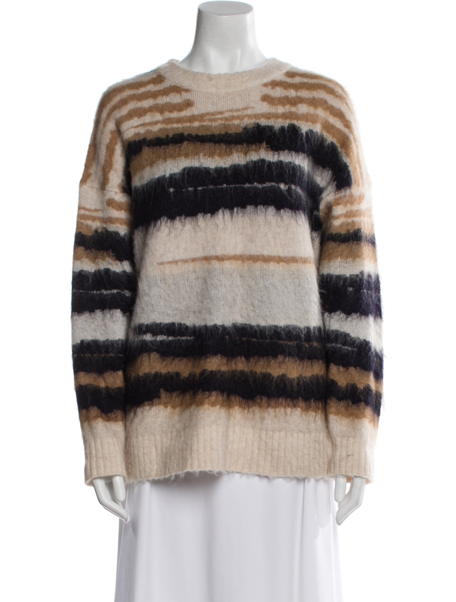 Reiss Striped Crew Neck Sweater