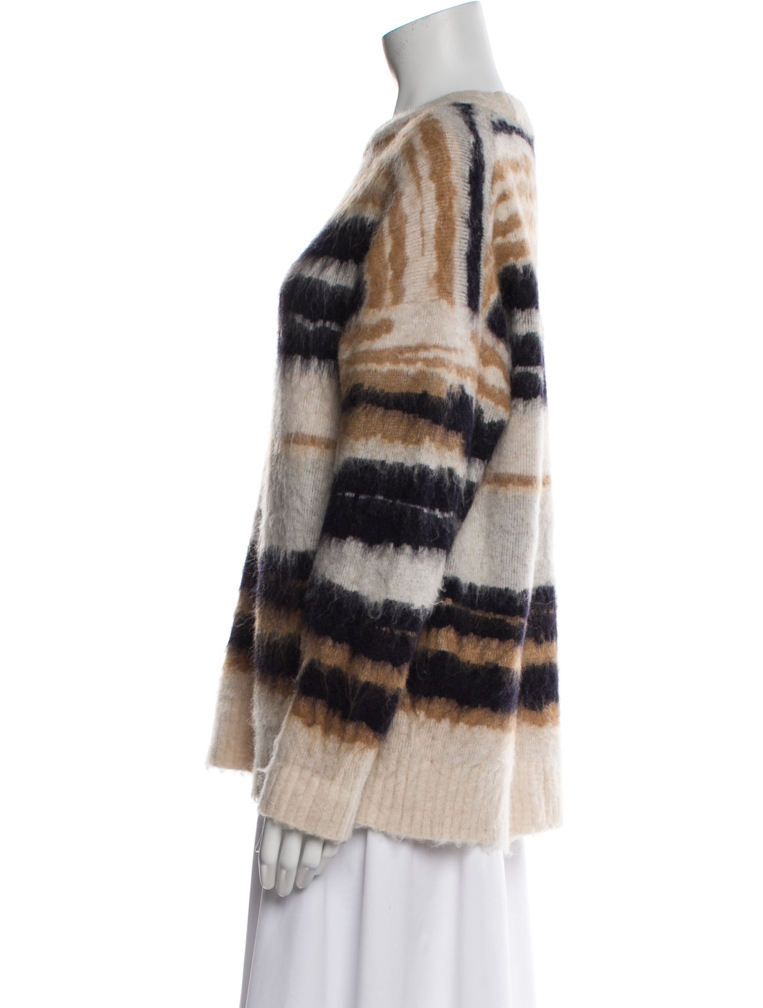 Reiss Striped Crew Neck Sweater