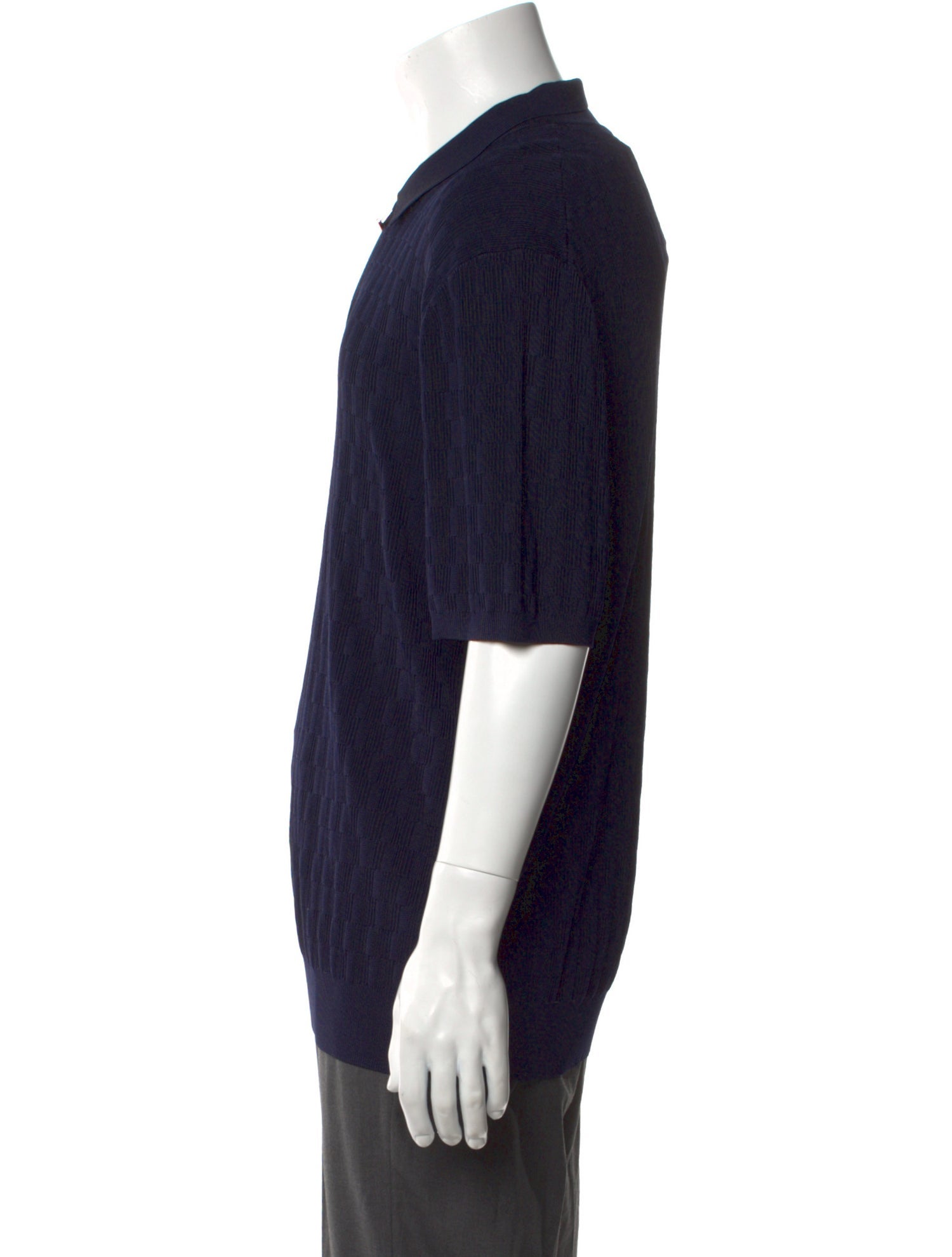 Reiss Mock Neck Short Sleeve Polo Sweater w/ Tags