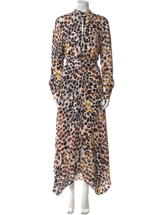Reiss Pattern Print Long Dress w/ Tags