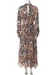 Reiss Pattern Print Long Dress w/ Tags