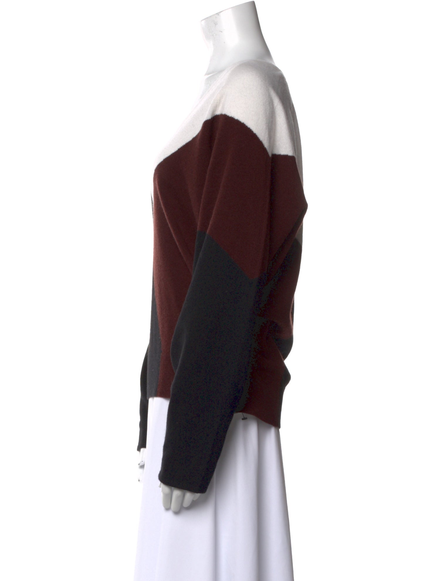 Reiss Wool Colorblock Pattern Sweater w/ Tags