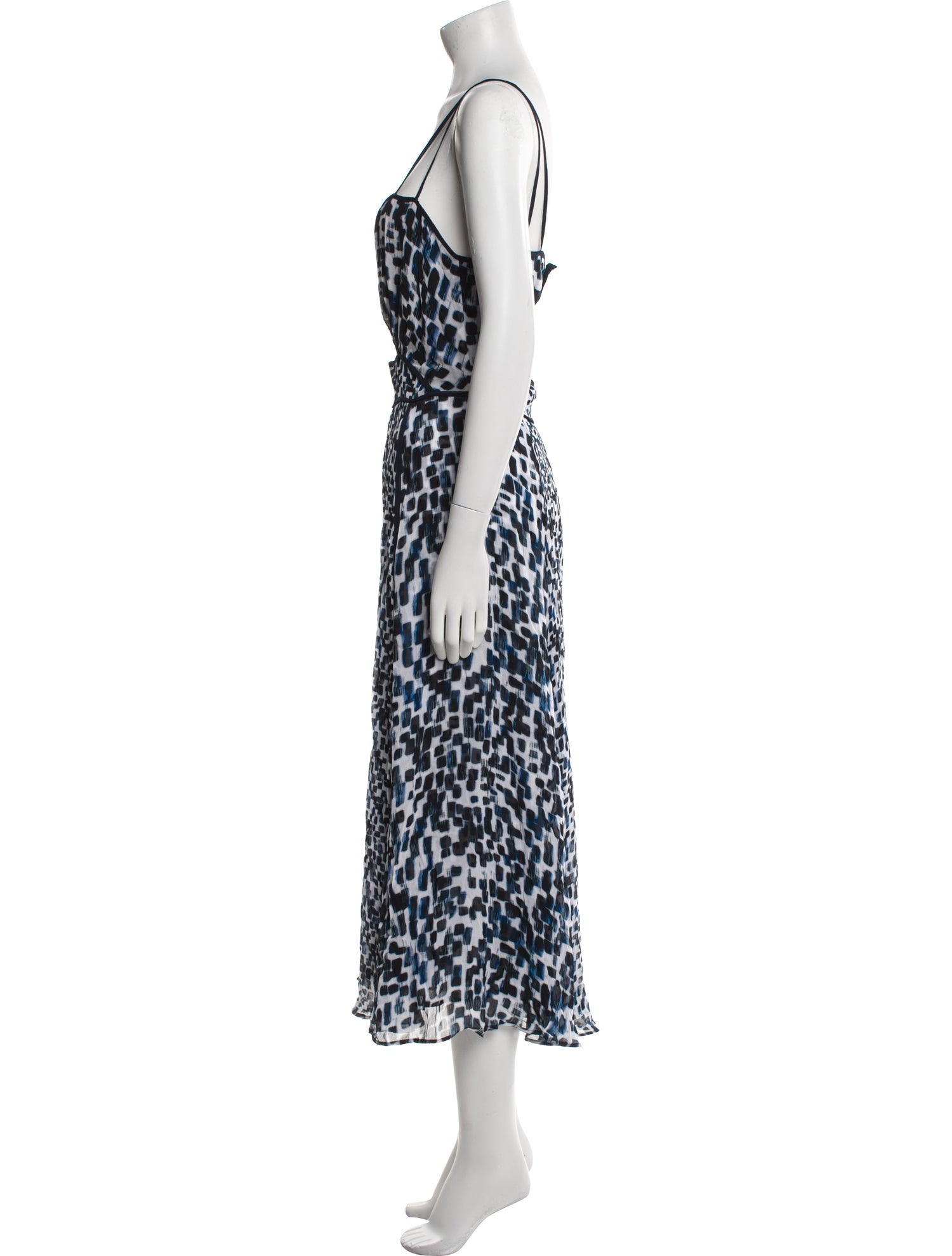 Reiss Printed Long Dress w/ Tags