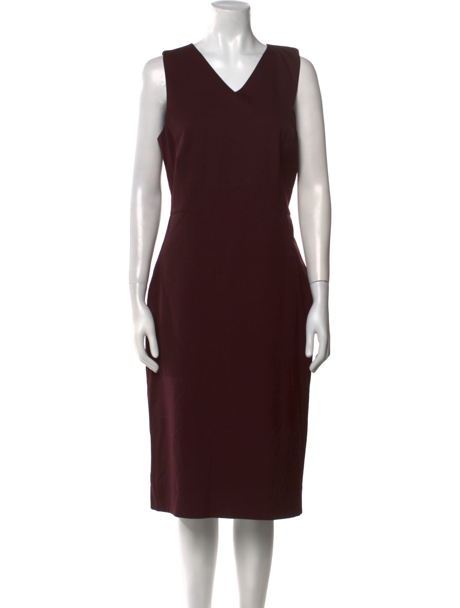 Reiss V-Neck Midi Length Dress