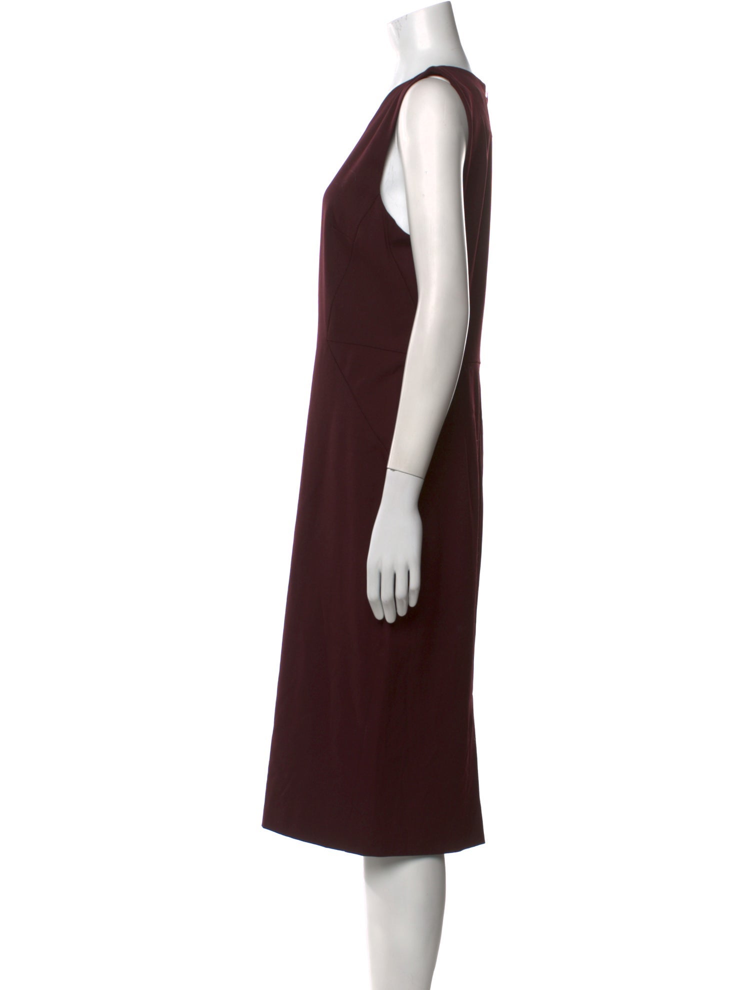 Reiss V-Neck Midi Length Dress