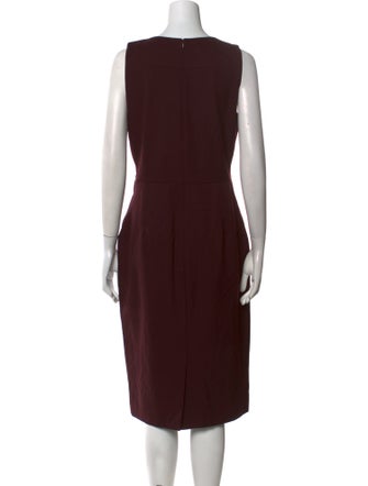 Reiss V-Neck Midi Length Dress