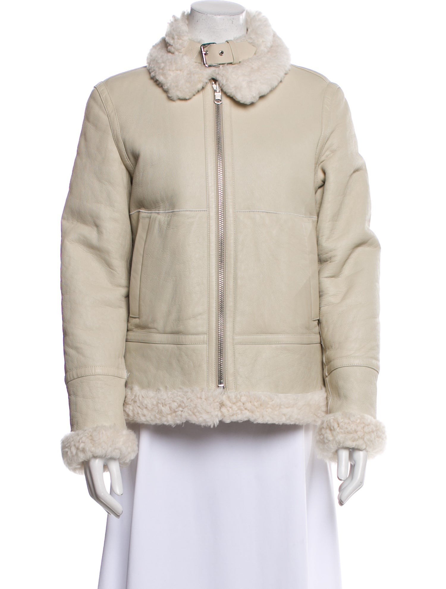 Reiss Shearling Fur Coat