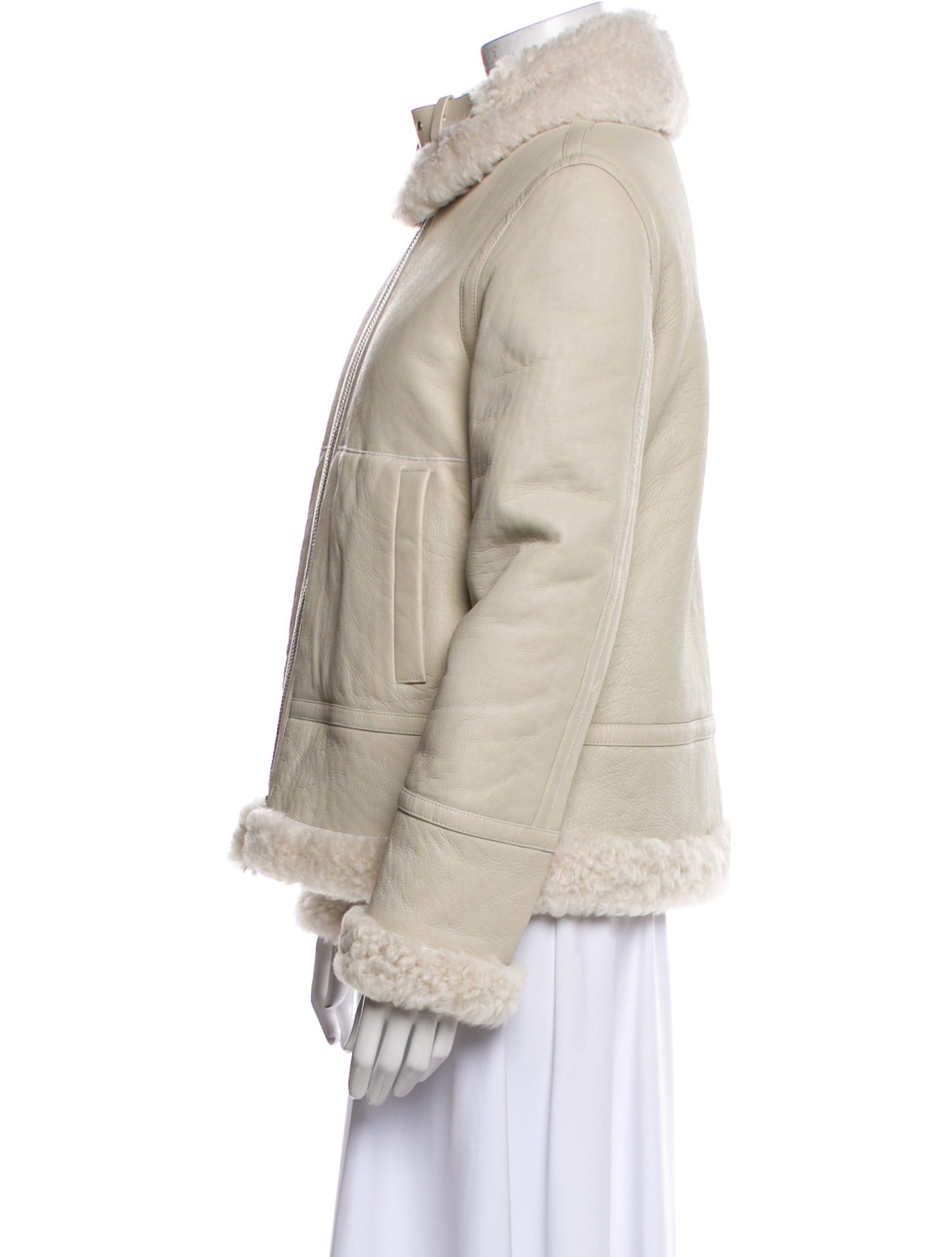 Reiss Shearling Fur Coat