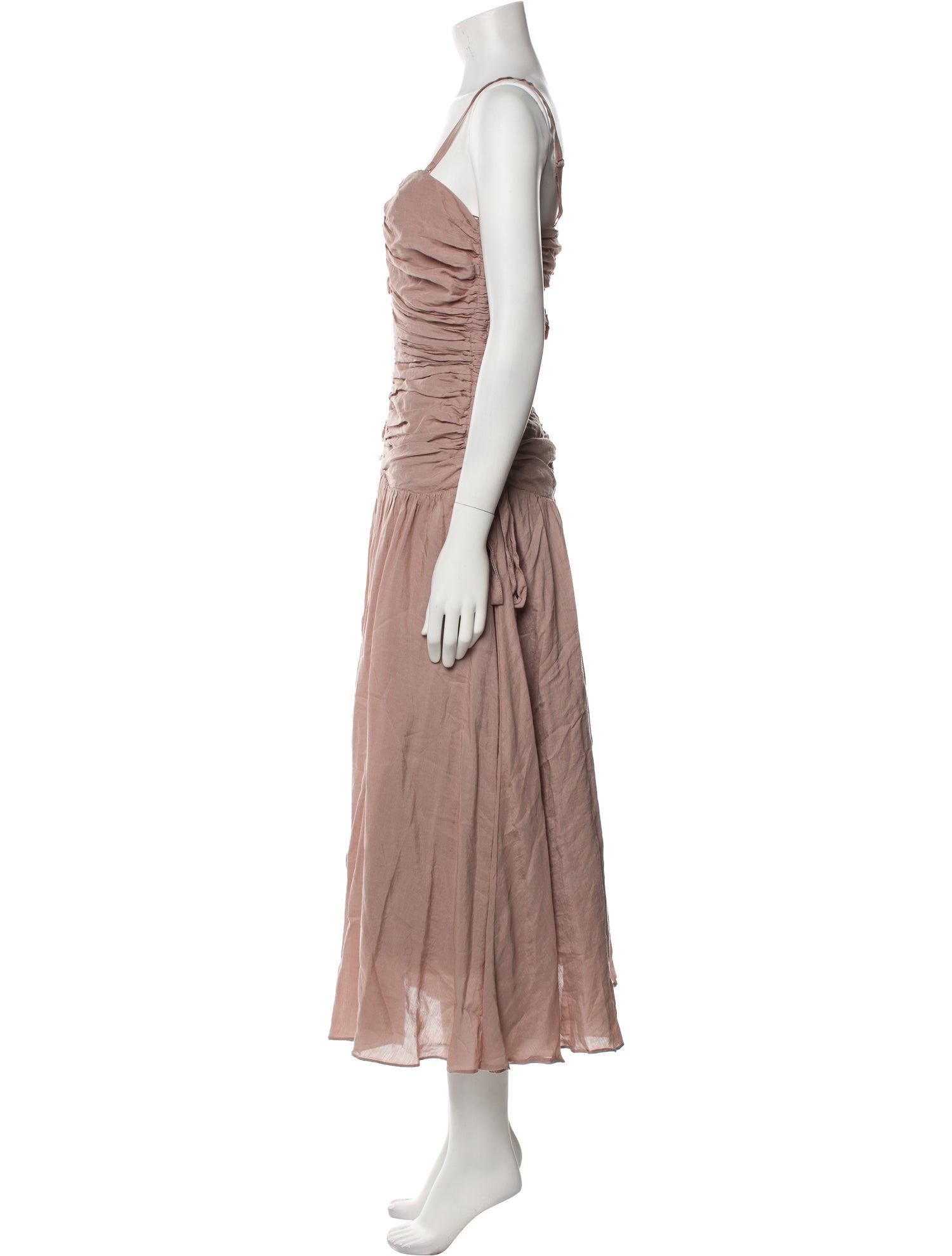 Reiss Square Neckline Long Dress
