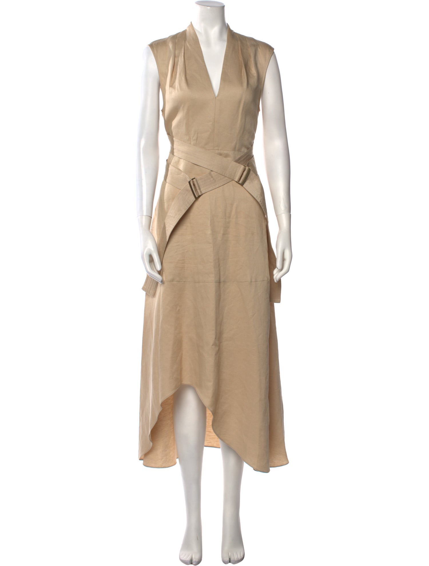 Reiss V-Neck Long Dress