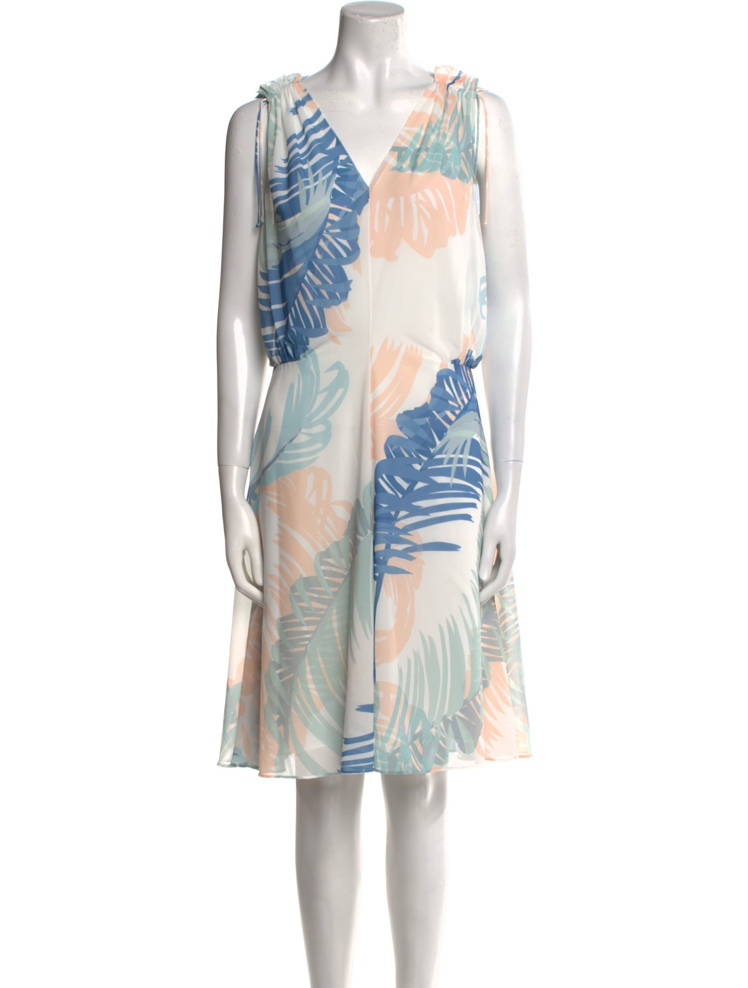Reiss Printed Knee-Length Dress