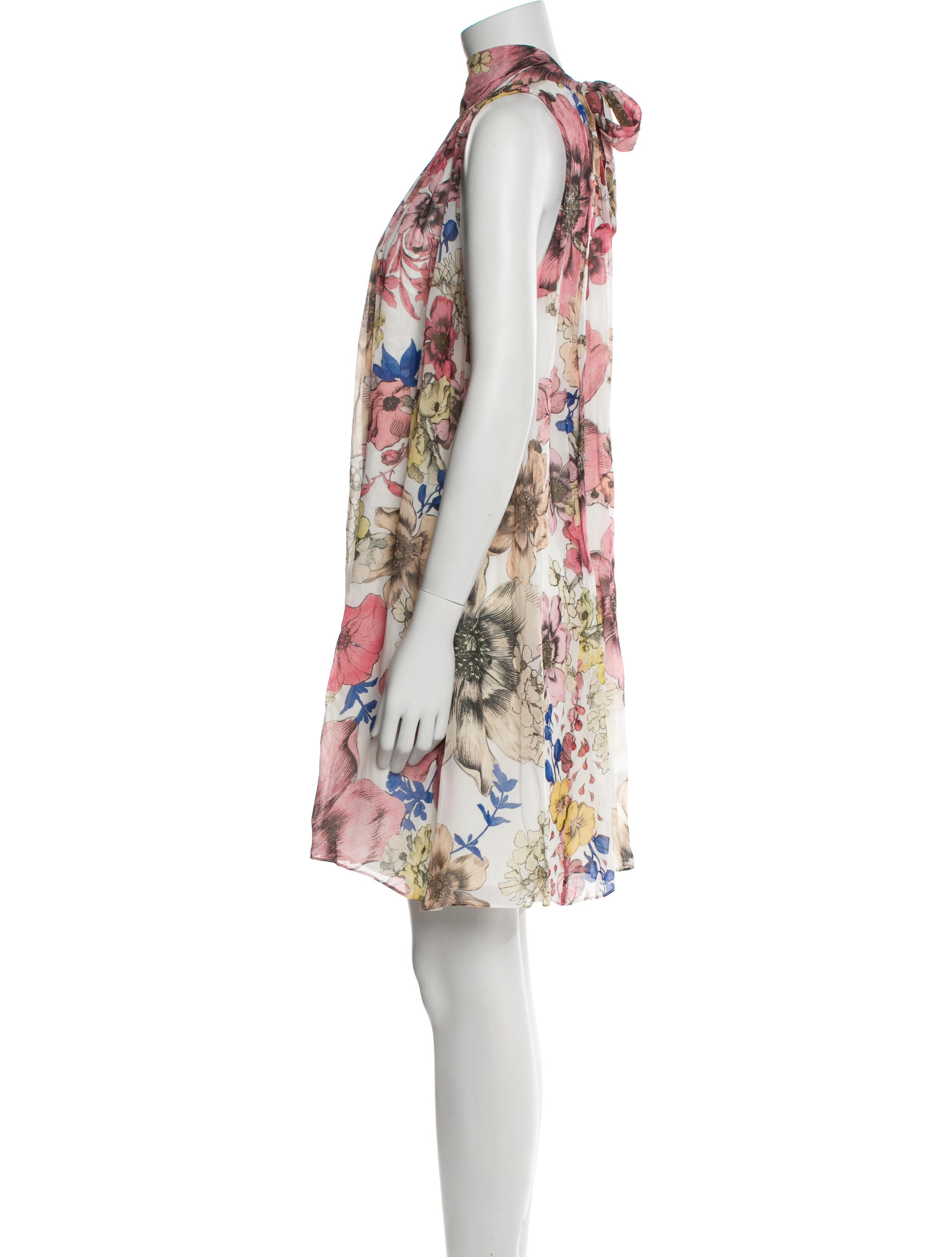 Reiss Floral Print Mini Dress w/ Tags